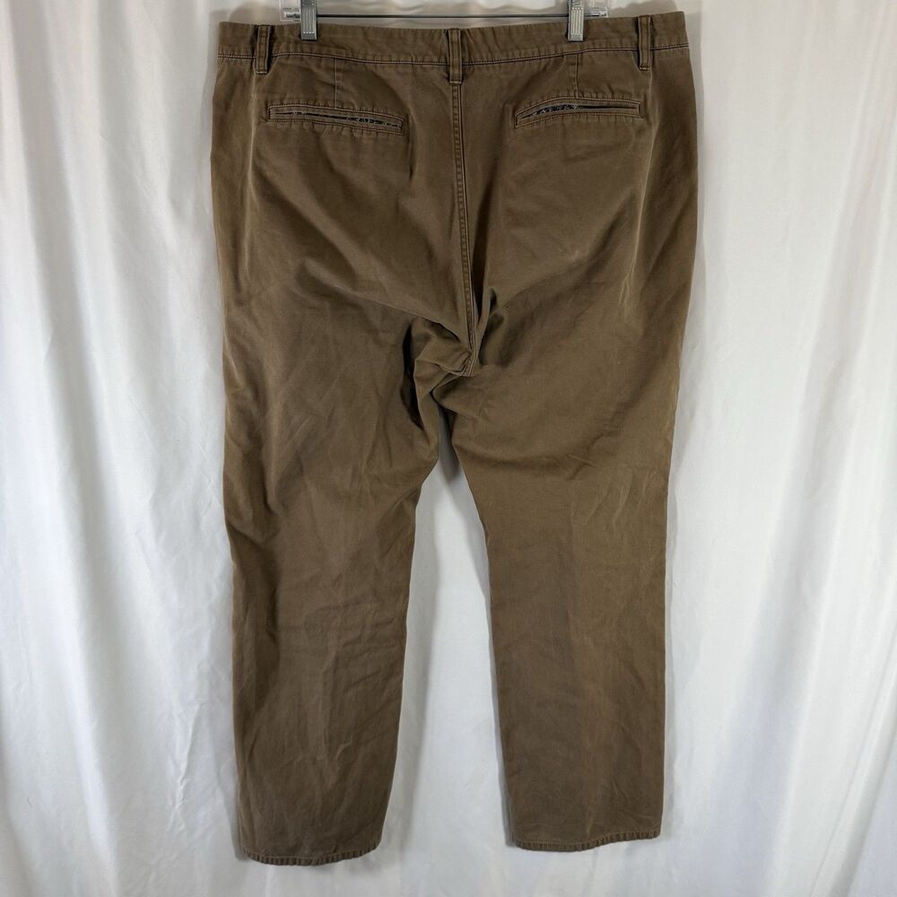 Bonobos Chino Pants Men's 40x32 Solid Brown Straight leg Cotton Blend - Picture 5 of 10